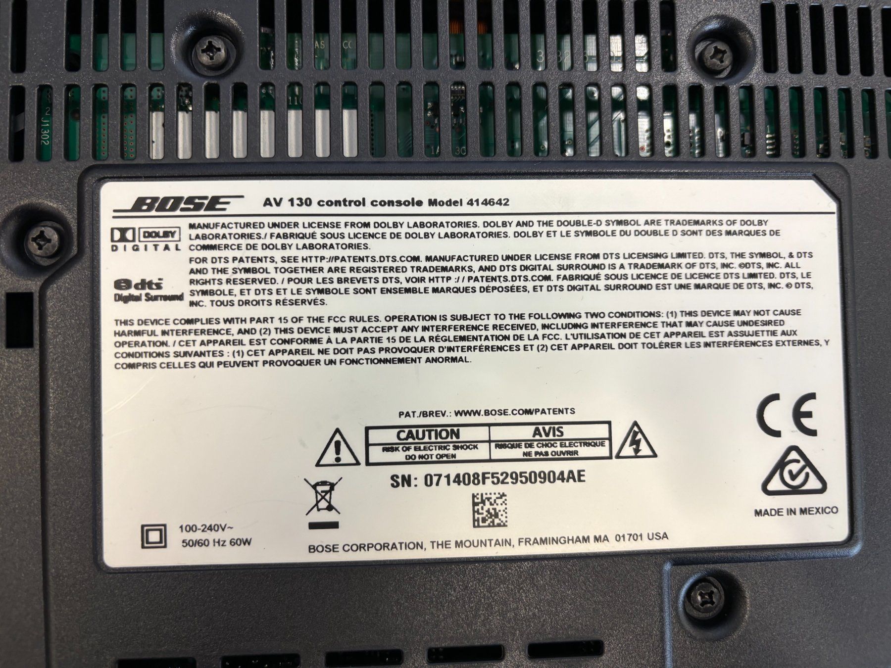 Bose Heimkino: Bose CineMate 130 Heimkino-System – Gebraucht aus Heerbrugg von Kirchhofer 4
