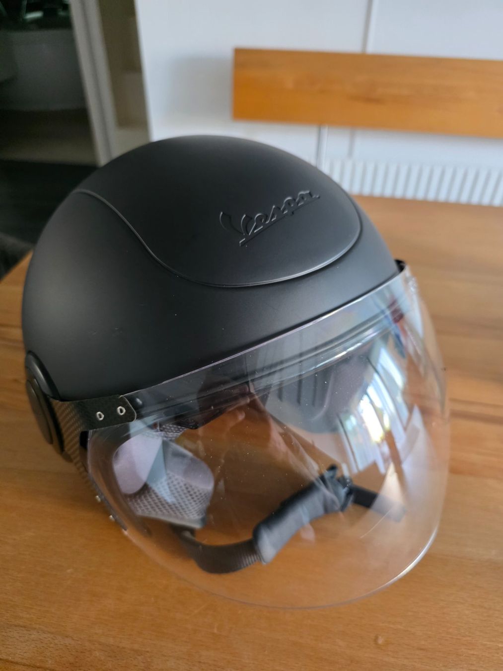 Vespa Caschi & visiere: Original Vespa Jethelm schwarz Grösse M – Usato da Andhausen venduto da KG_14