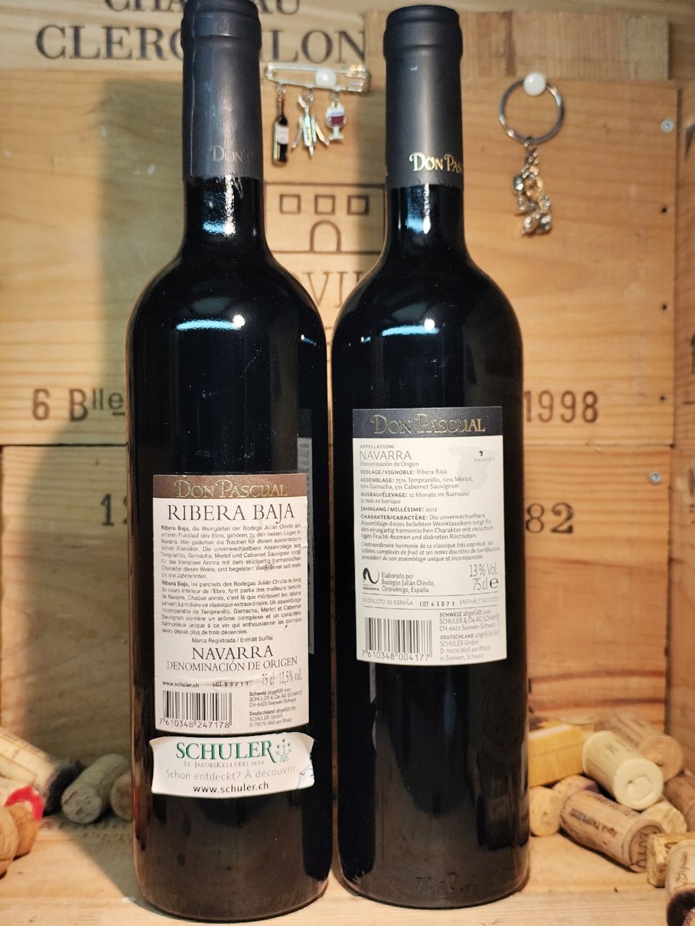 Rioja Wein: 2 x Don Pascual Navarra, Ribera Baja, 2007/12 – Neu und originalverpackt aus Büsserach von Vintage-vins 1