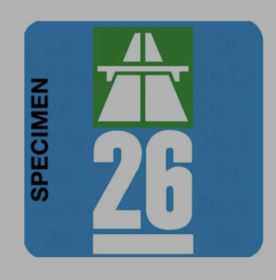 Autobahnvignetten: Autobahn Vignette 2026 – Neu (gemäss Beschreibung) aus Kreuzlingen von Room_Shambles