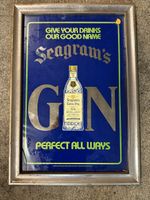 Gin seagrams Werbung Reklame spiegelbild