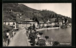 Ponte Tresa, Ortsansicht mit Uferstrasse