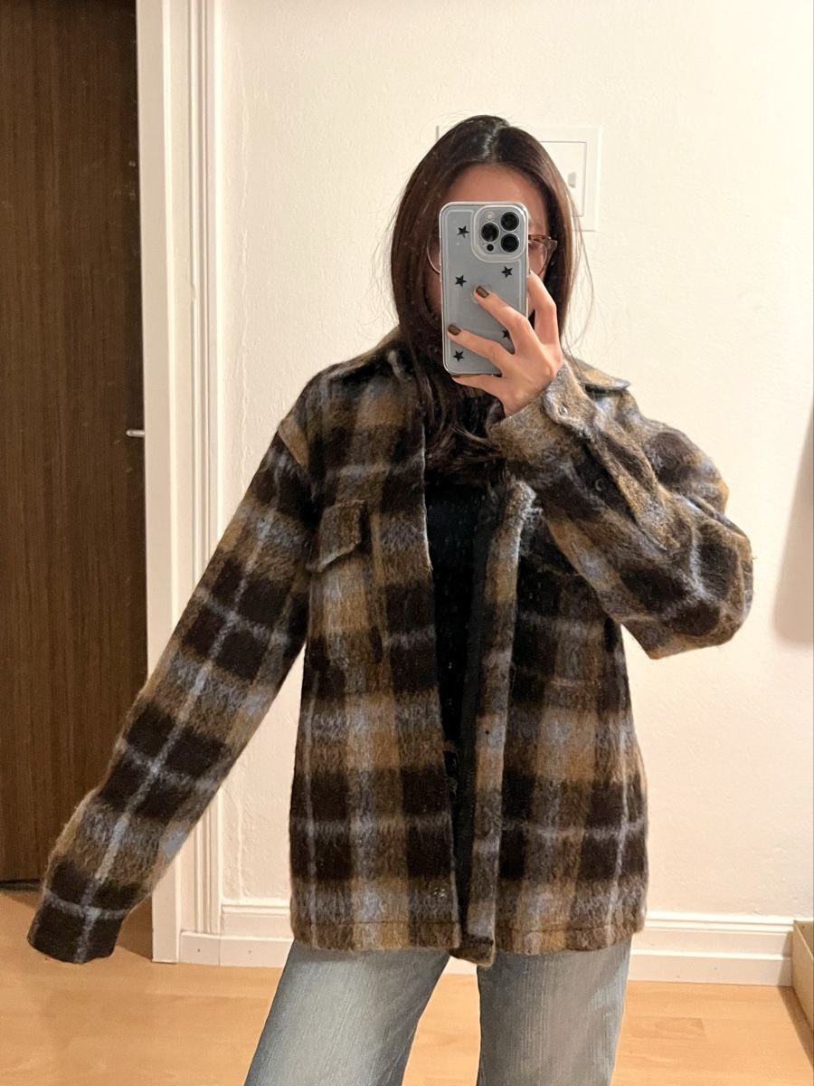 Giacche: Checked Overshirt Jacket - ALMOSTBLUE – Nuovo (secondo la descrizione) da St. Gallen venduto da trxcy