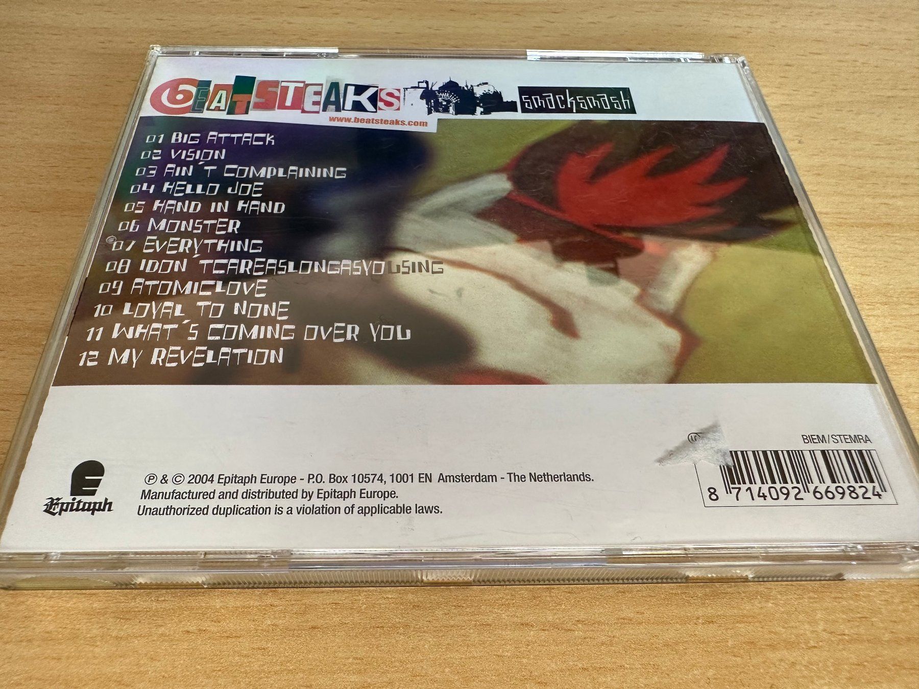 CD: Beatsteaks – Smack Smash – Usato da Rikon im Tösstal venduto da Alpenmutz 1
