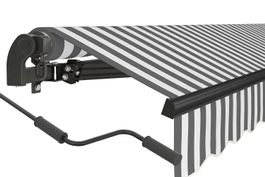 Gelenkarmmarkise START 350x250 weiß/grau