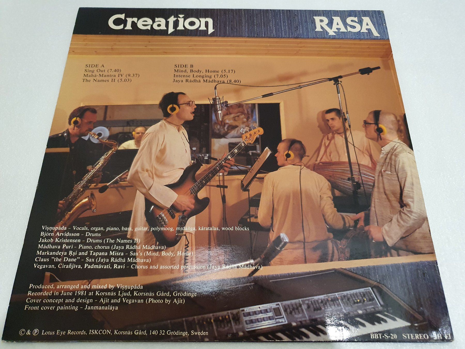 Schallplatten: Rasa – Creation (LP, Rock, Jazz) – Gebraucht aus Uster von Vinyl-Leidenschaft 1