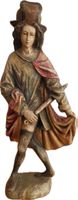 🔥Heiligenfigur Heiliger Martin ca. 65 cm Schutzpatron Holz