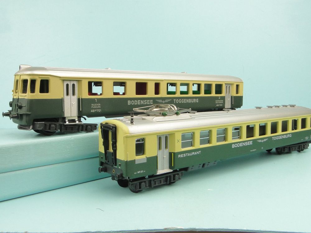 HAG 2 X Gehäuse (Steuerwagen/Restaurant)Bodensee Toggenburg (Gebraucht
