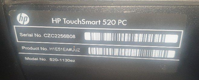 Hewlett Packard PC: HP TouchSmart 520PC mit CD Laufwerk – Usato da KLOTEN venduto da Tubasousa 5