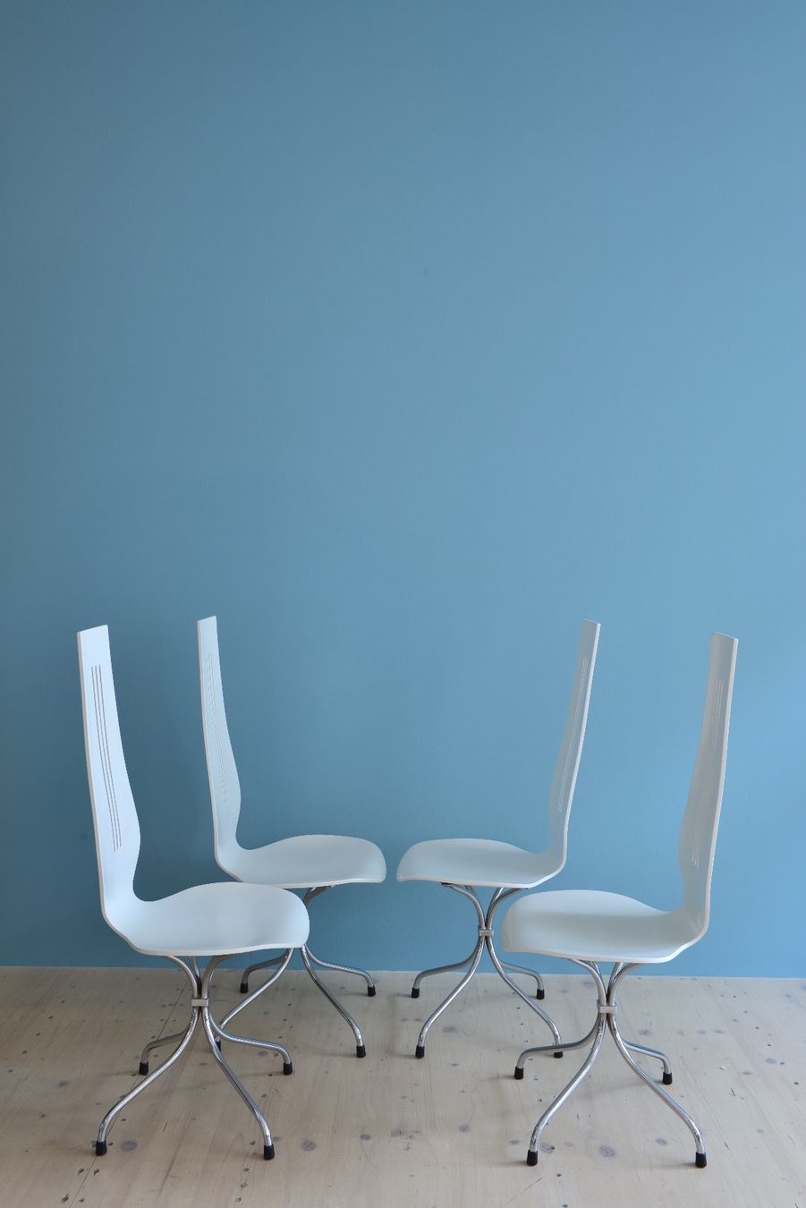Sedie: Theo Häberli Chaise Lyra Dining Chair Set – Usato da Zürich venduto da heydaymoebel 3