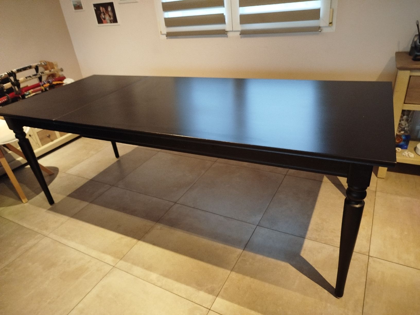 Ikea Tavoli: Schwarzer ausziehbarer Tisch – Usato da Binningen venduto da onlinesell 2