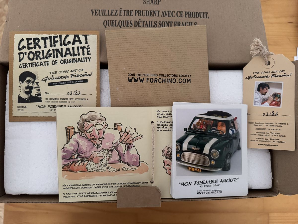 Figuren: Forchino Sammelfigur "Mon Premier Amour" Mini Cooper – Neu und originalverpackt aus Ibach von jansim 1