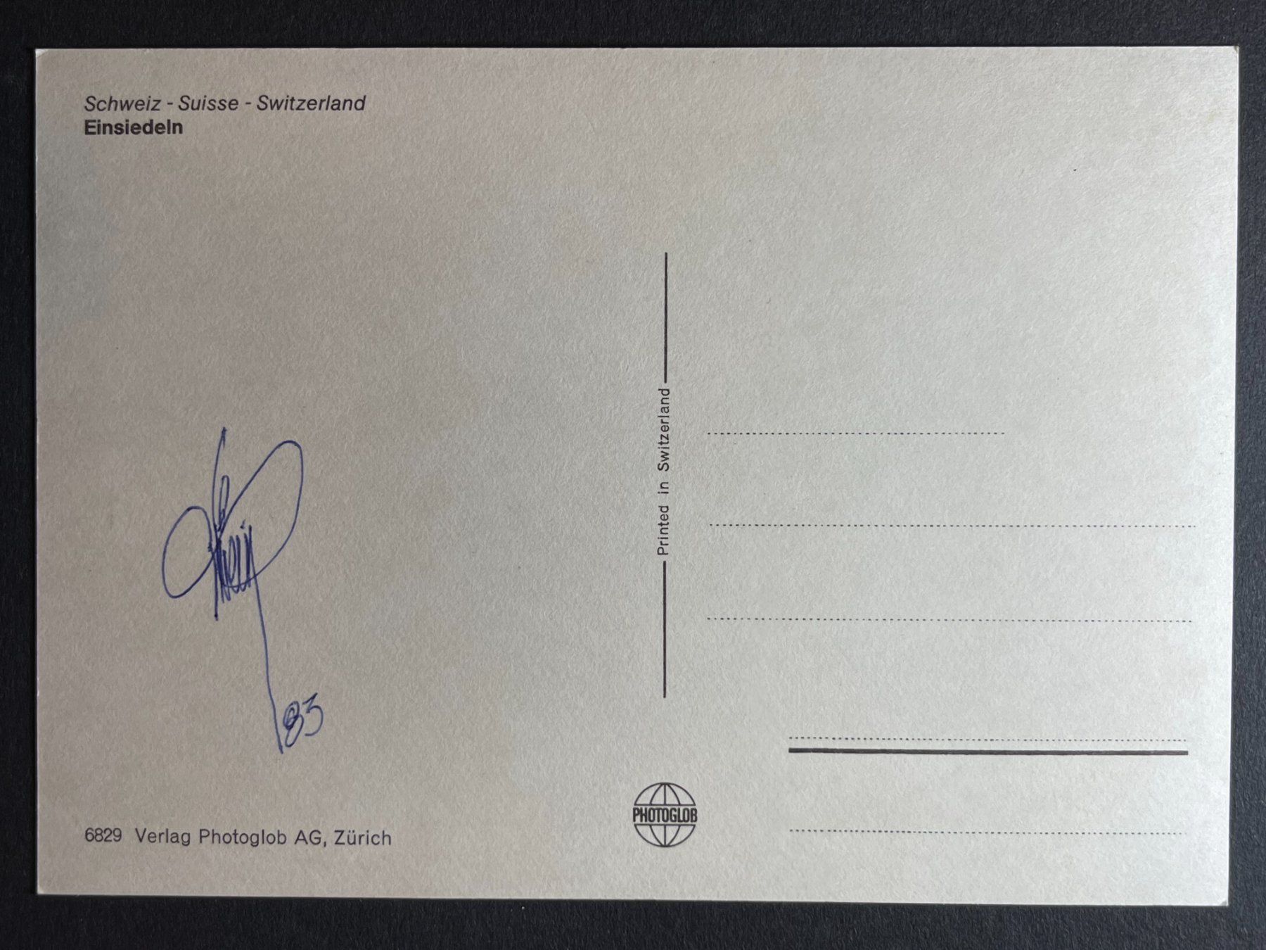 Cartoline postali: Einsiedeln, zwei Ansichten – Usato da Steg VS venduto da danwer74 1
