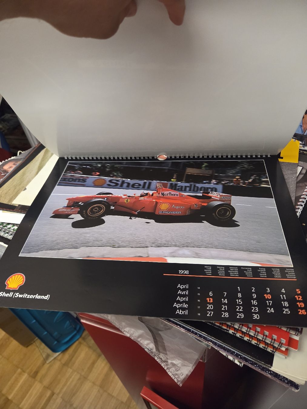 Ferrari Calendriers: Shell Ferrari Kalender 1998 – D'occasion à Wetzikon ZH par AmacherM 4