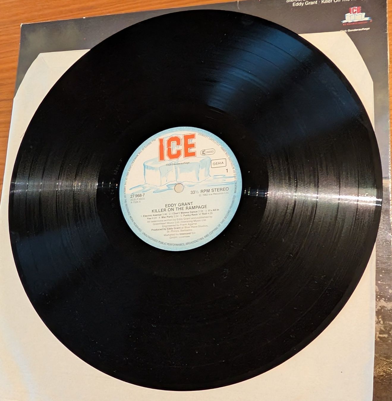 Dischi in vinile: LP EDDY GRANT ICE KILLER ON THE RAMPAGE REGGAE – Usato da Düdingen venduto da Quartierstrasse 5