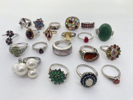 LOT Silber-Ringe 925 AG //i615