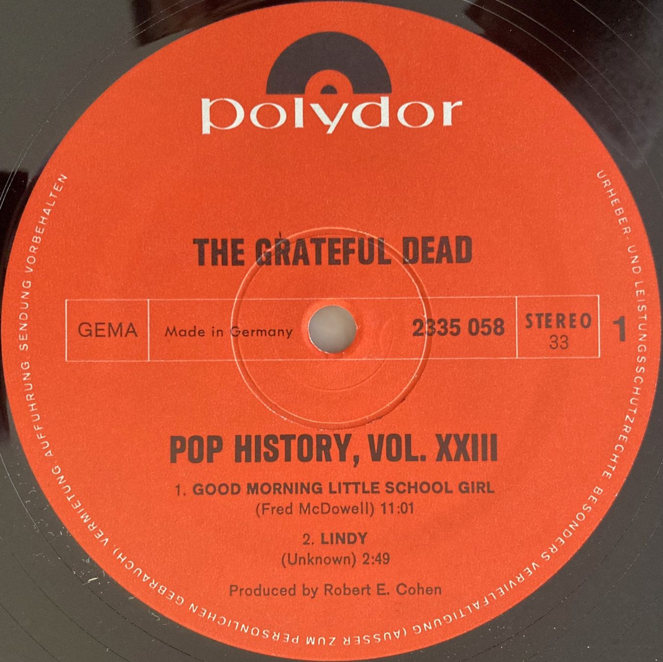 Dischi in vinile: THE GRATEFUL DEAD - POP HISTORY VOL 23 – Usato da Bottens venduto da hotter-than-hell 2
