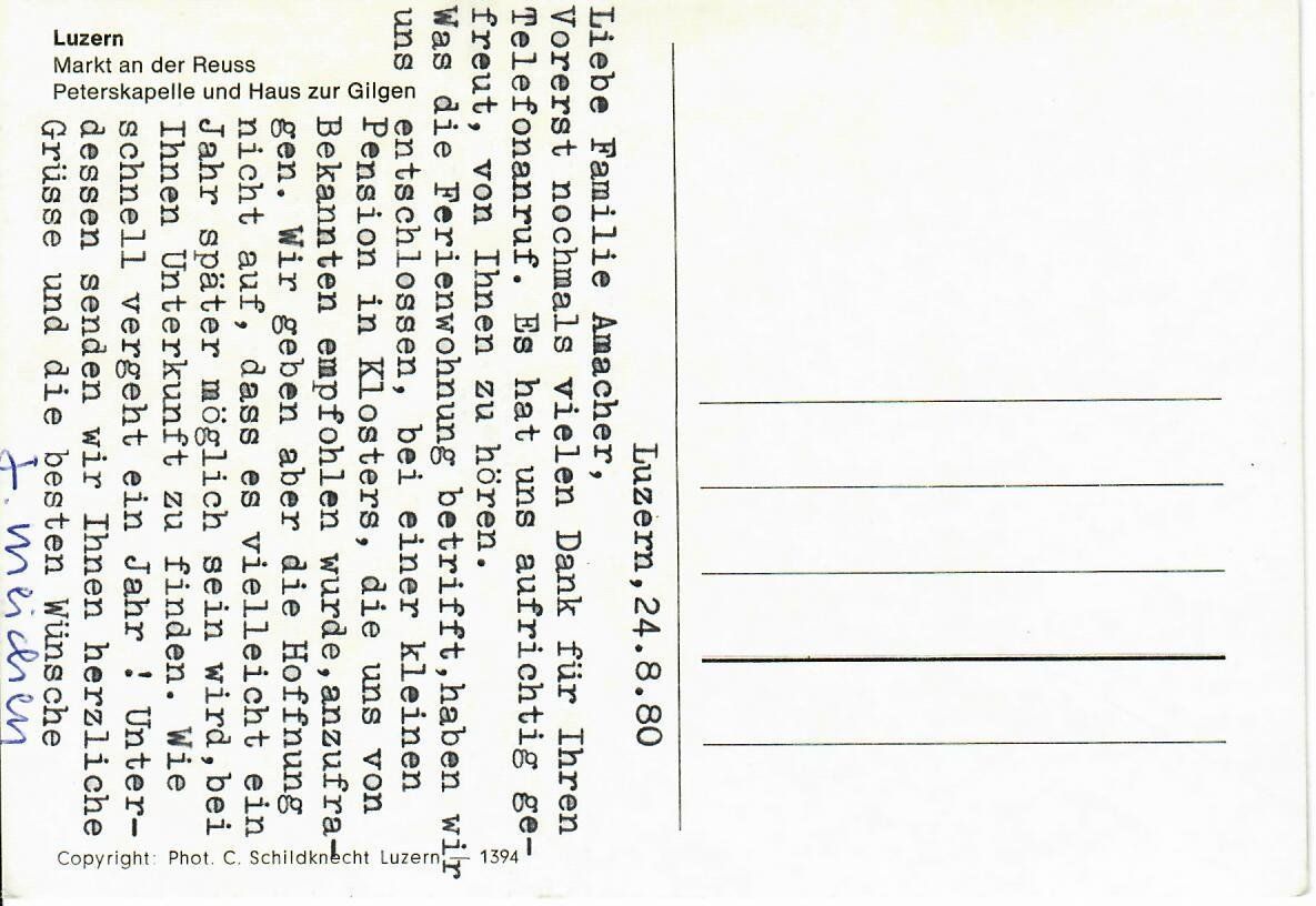 Cartoline postali: Luzern – Usato da Hochdorf venduto da Ziegel-16 1