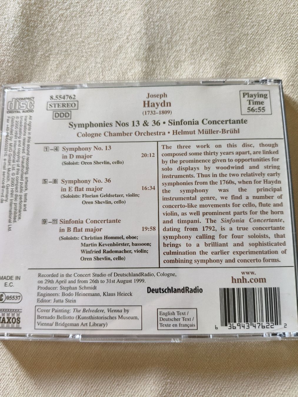 CD: Haydn Sinfonie – Usato da Lamone venduto da ken_8y7h 1