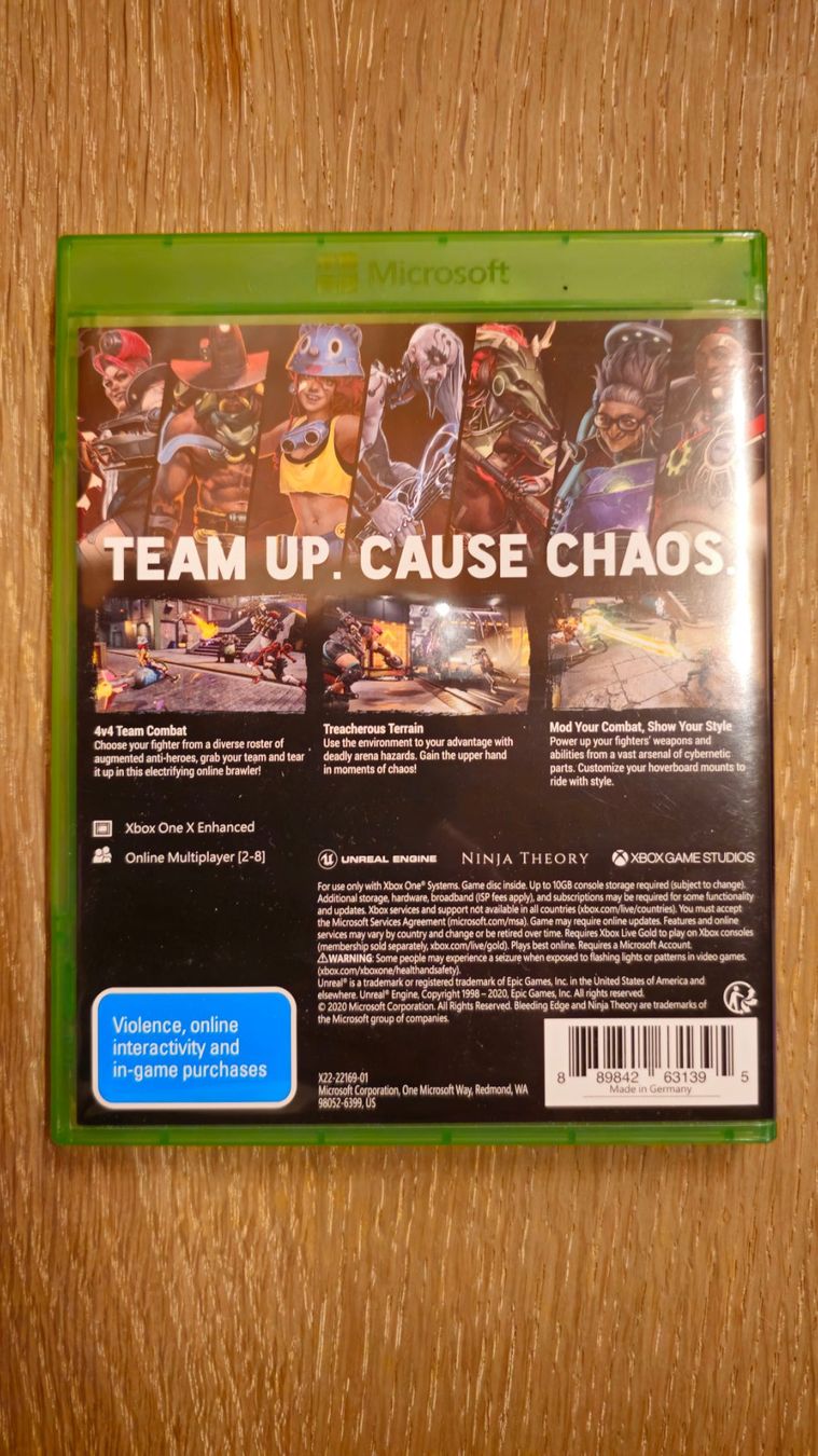 Microsoft Spiele: Game, Xbox One, Bleeding Edge, Videospiel – Neu (gemäss Beschreibung) aus Sirnach von TheMrFreeman 1