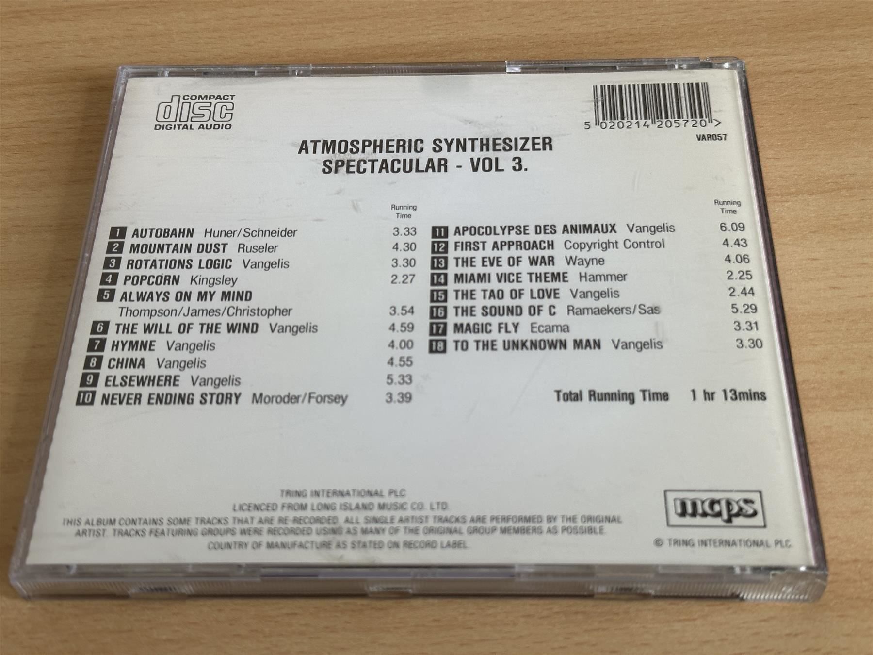 CD: Atmospheric Synthesizer Spectacular - Vol. 3 – Usato da Rikon im Tösstal venduto da Alpenmutz 1