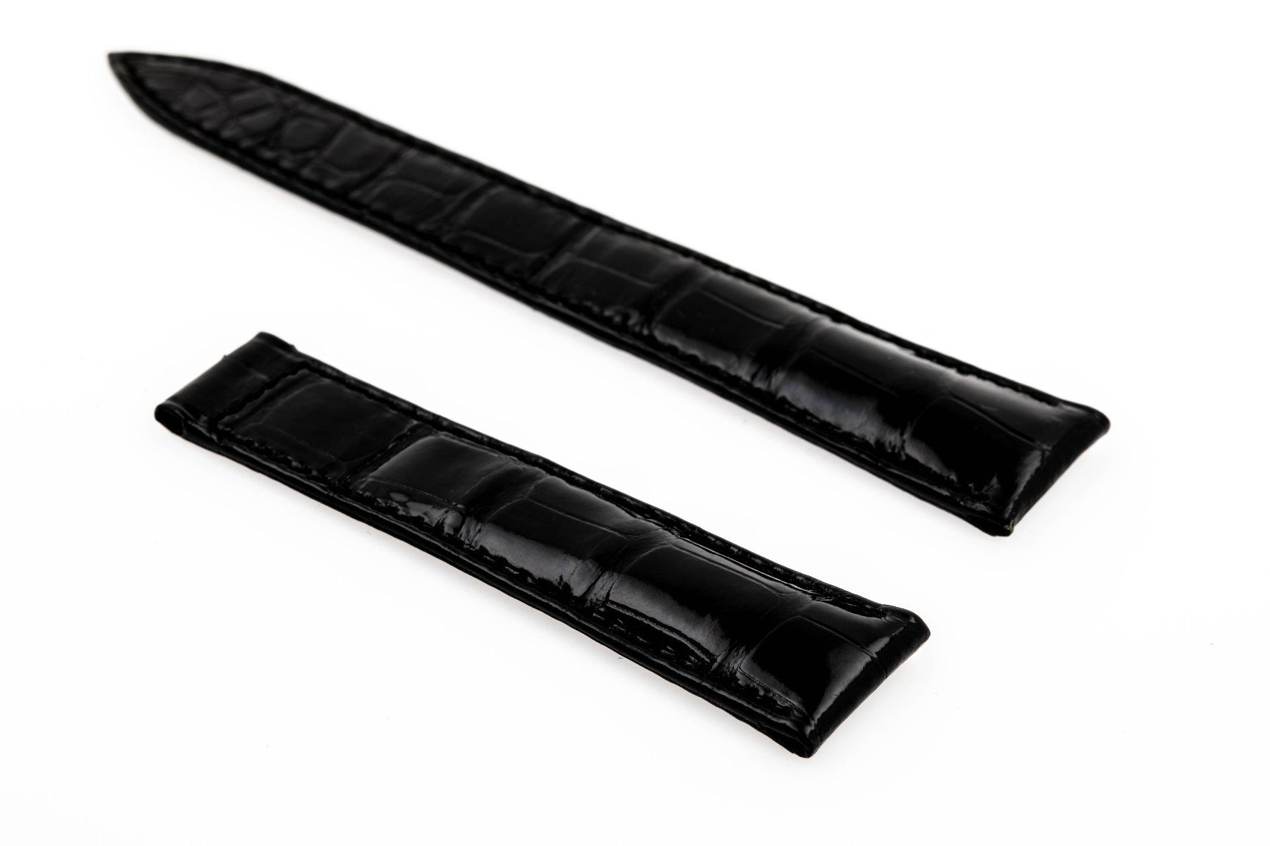 Bracciali & Braccialetti: Breguet black shiny crocodile strap 19mm NEW – Nuovo (secondo la descrizione) da Epalinges venduto da bracelet123