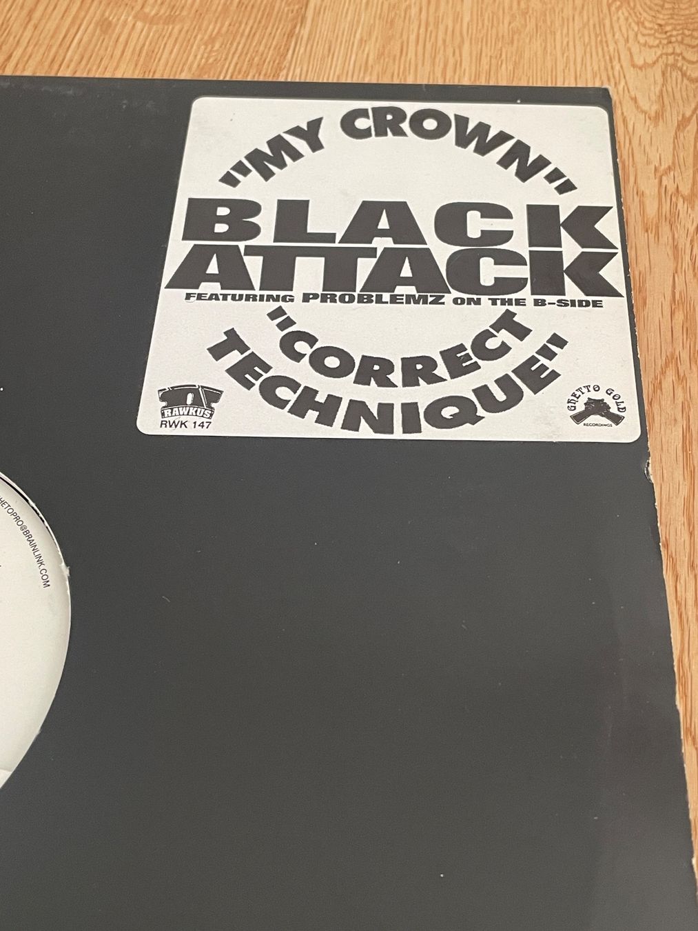 Schallplatten: Schallplatte BLACK ATTACK MY CROWN CORRECT TECHNIQUE VG – Gebraucht aus Schenkon von Star5 2