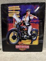 Motor Harley Davidson cycles pin up original