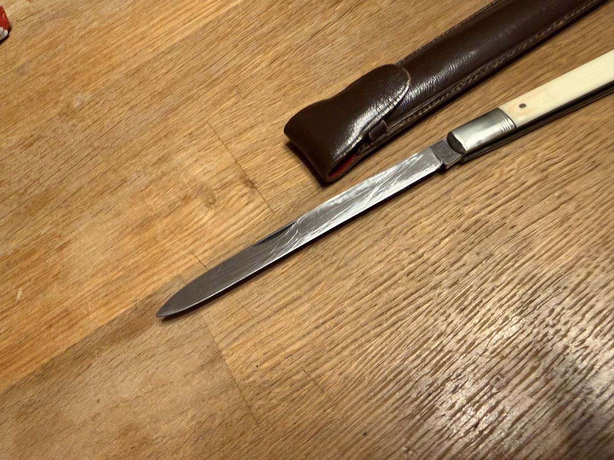 Taschenmesser: Antikes Taschenmesser Probiermesser Sackmesser – Gebraucht aus Goldach von Messerguru 3