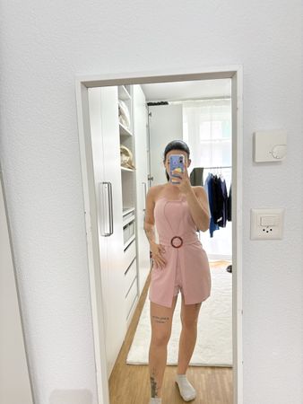 Jumpsuit rosa Grösse 34 neuwertig