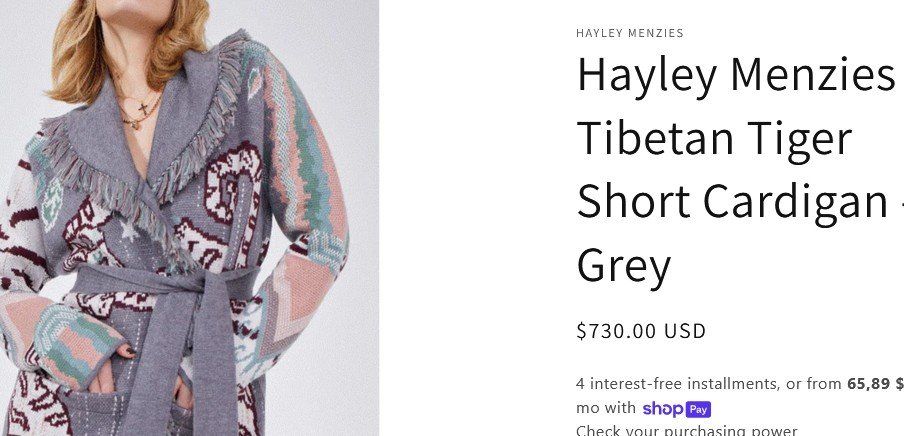Maglioni & Felpe: Hayley Menzies Cardigan Pullover / Pull – Usato da Collonges venduto da arashee 6