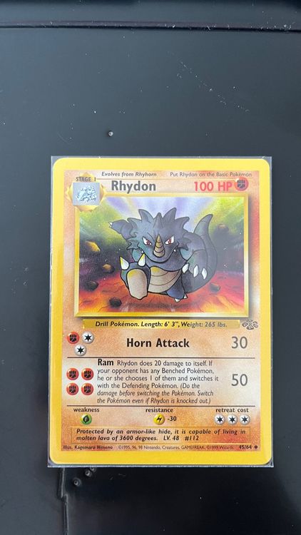 Pokemon Rhydon 45/64 EN Jungle (Gebraucht) in Hünenberg für CHF 1 – mit ...