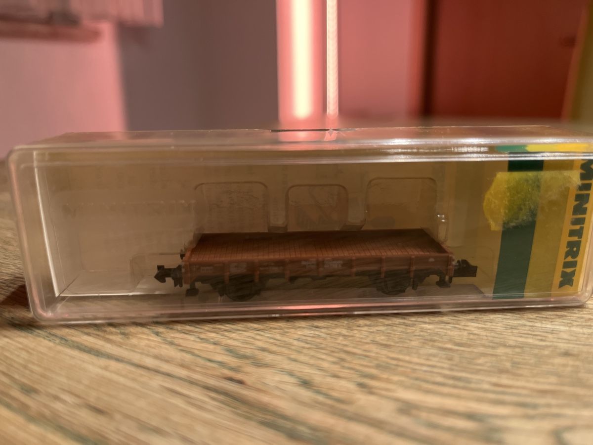 Trix Modellini di ferrovie: MINITRIX Güterwagen 3588, neuwertig, OVP – Usato da Leuzigen venduto da LaicaStar 1