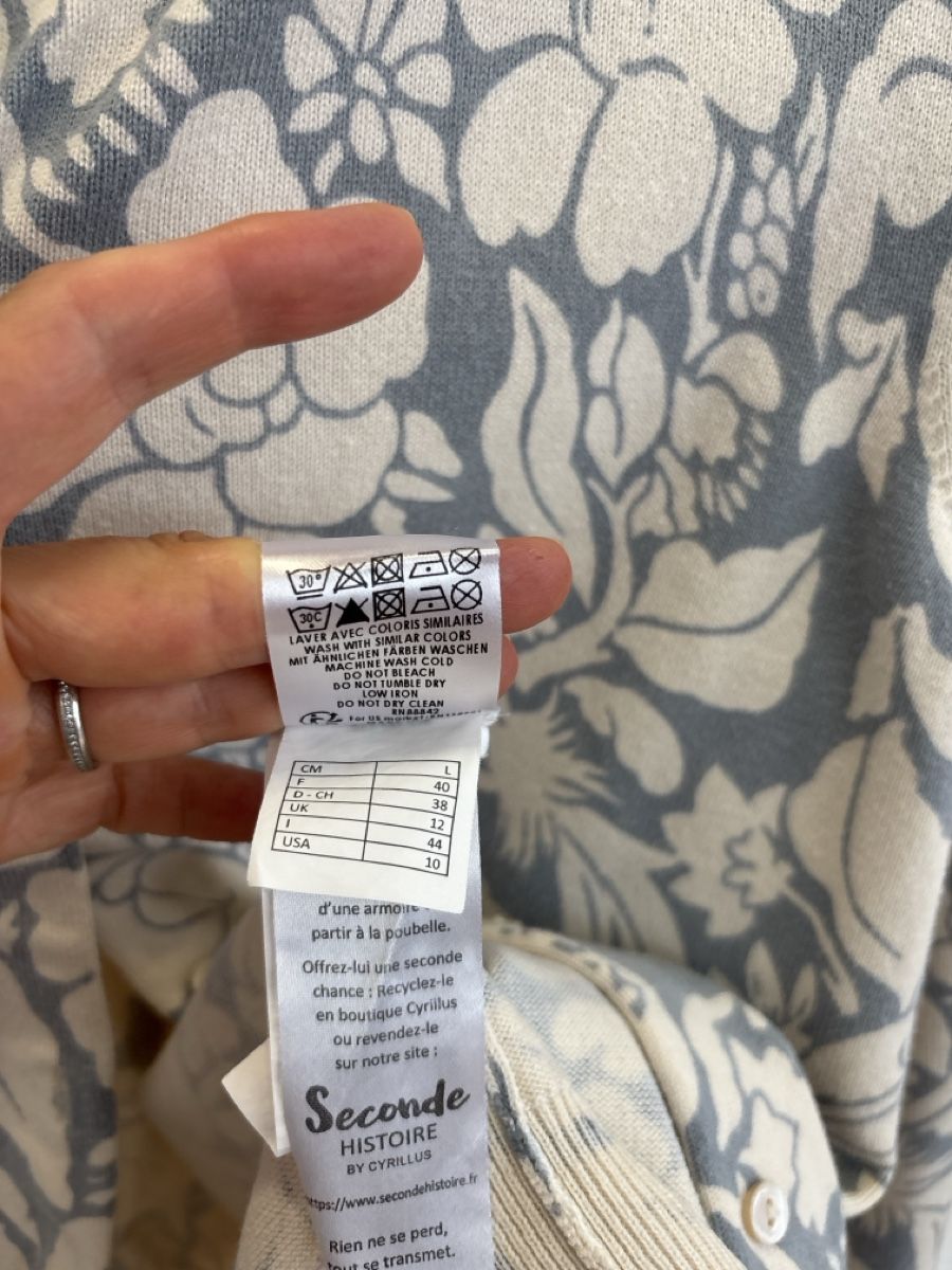 Cyrillus Vestes: Cyrillus Strickjacke Blumenmuster Grösse L Baumwolle  – D'occasion à Burgdorf par VouSchoen 5