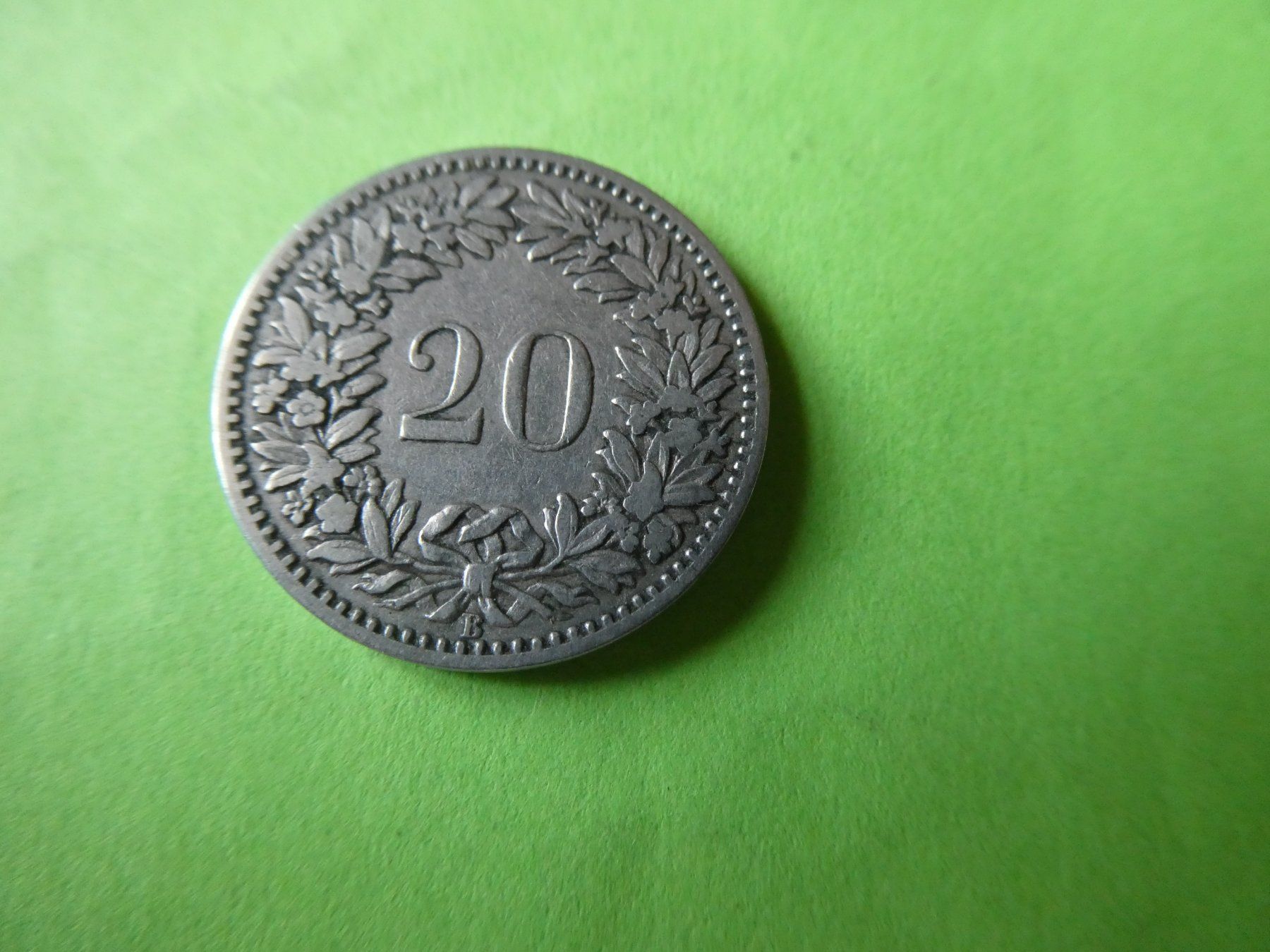 Tutti le monete: Schweiz 1881, 20 Rappen – Usato da Hinterforst venduto da Rohusri 1