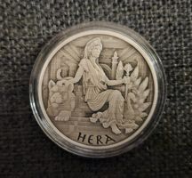 Silberunze Gods of Olympus: Hera (Antik Finish)