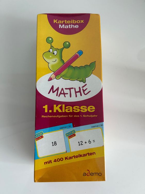 Mathematik 1. Klasse Karteibox Rechenaufgaben (Neu und originalverpackt ...