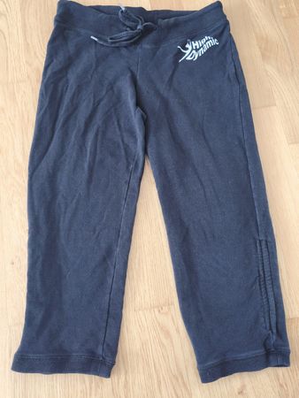 Amisu Sporthose kurz schwarz Grösse M Baumwolle 