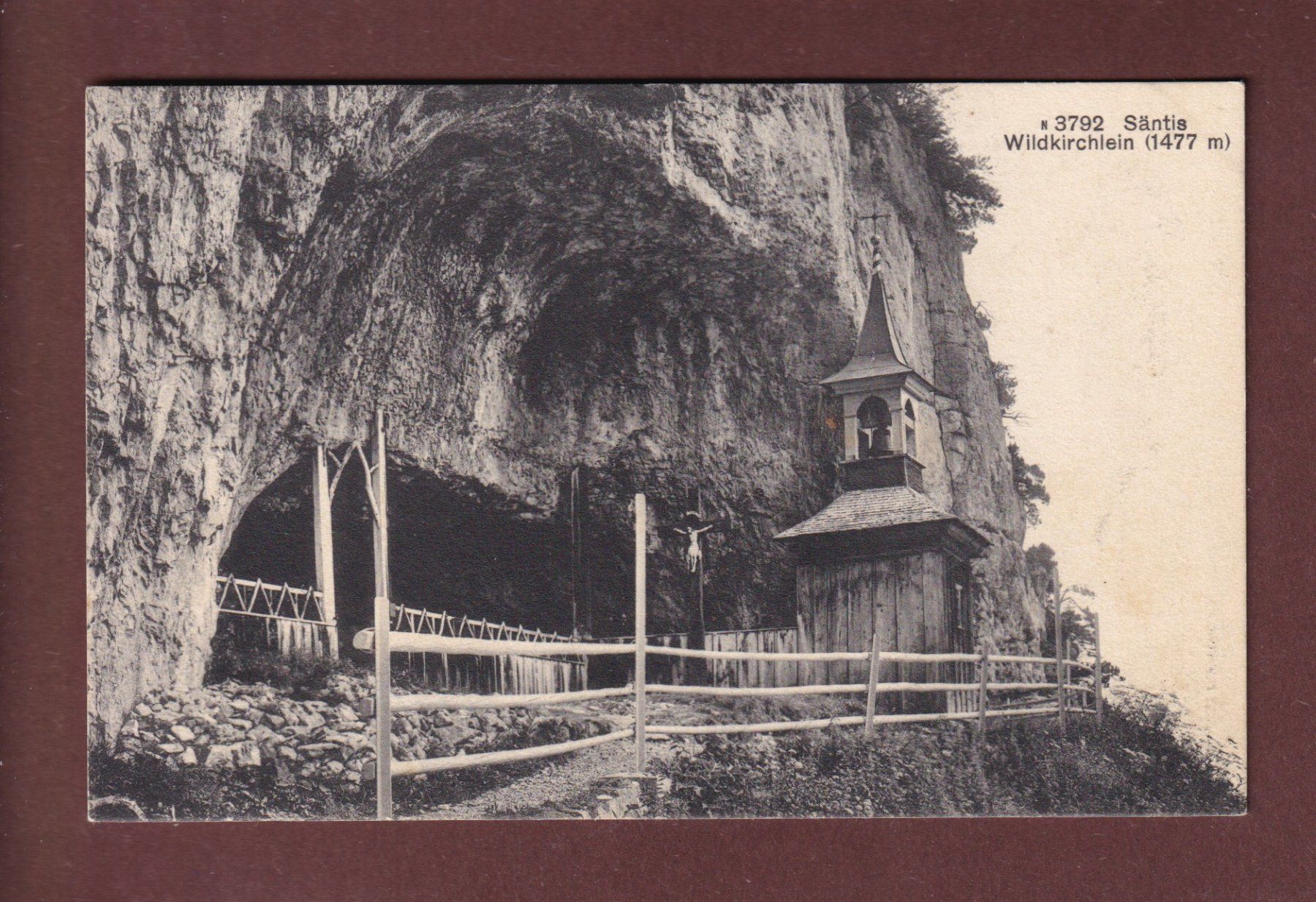 Cartoline postali: Säntis WILDKIRCHLI - 1913 – Usato da Pully venduto da nicecards-shop