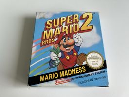 AKTIONSPREIS! Super Mario Bros 2 Nintendo NES Spiel Wie Neu