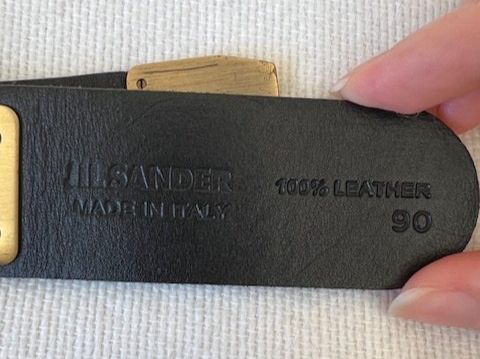 Jil Sander Gürtel: Ledergürtel (Jil Sander) – Neu (gemäss Beschreibung) aus Hirzel von chn_vq9y 1
