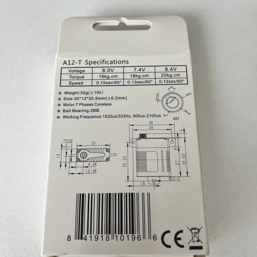 Modellismo RC: Neues KST A12-T Wing Servo – Nuovo e nell'imballaggio originale da Gibswil venduto da helilaunch 1
