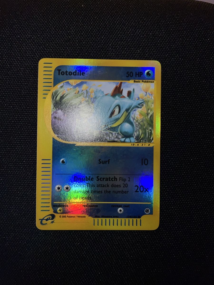 Pokémon Sammelbilder & Trading cards: Totodile Reverse Expedition English – Gebraucht aus Basel von luc_8ghp