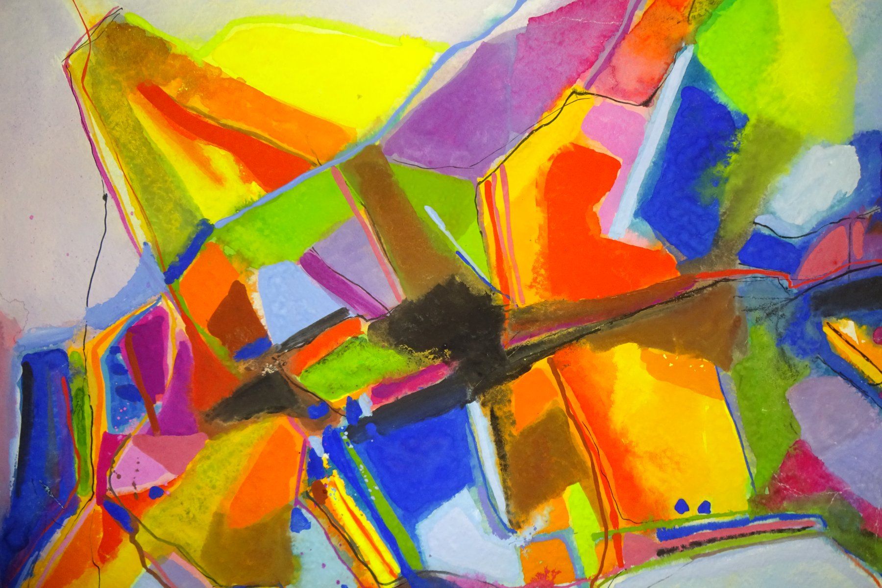 Dipinti: Original Gouache Gemälde – Usato da Zürich venduto da kunstkreis 2