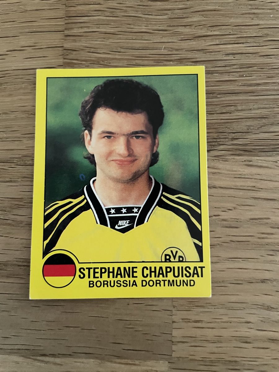 Panini Carte collezionabili: Stephane Chapuisat PANINI FOOTBALL 96 – Usato da Bassersdorf venduto da Cincinnati