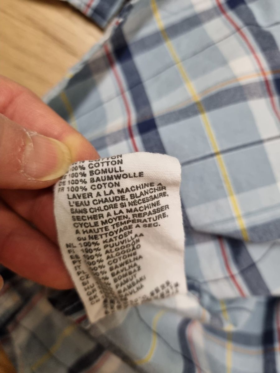 H&M Camicie: H&M Herren Hemd Grösse M, hellblau kariert – Nuovo (secondo la descrizione) da Kollbrunn venduto da Frma18 4