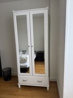 Kleiderschrank weiss mit 2 Türen