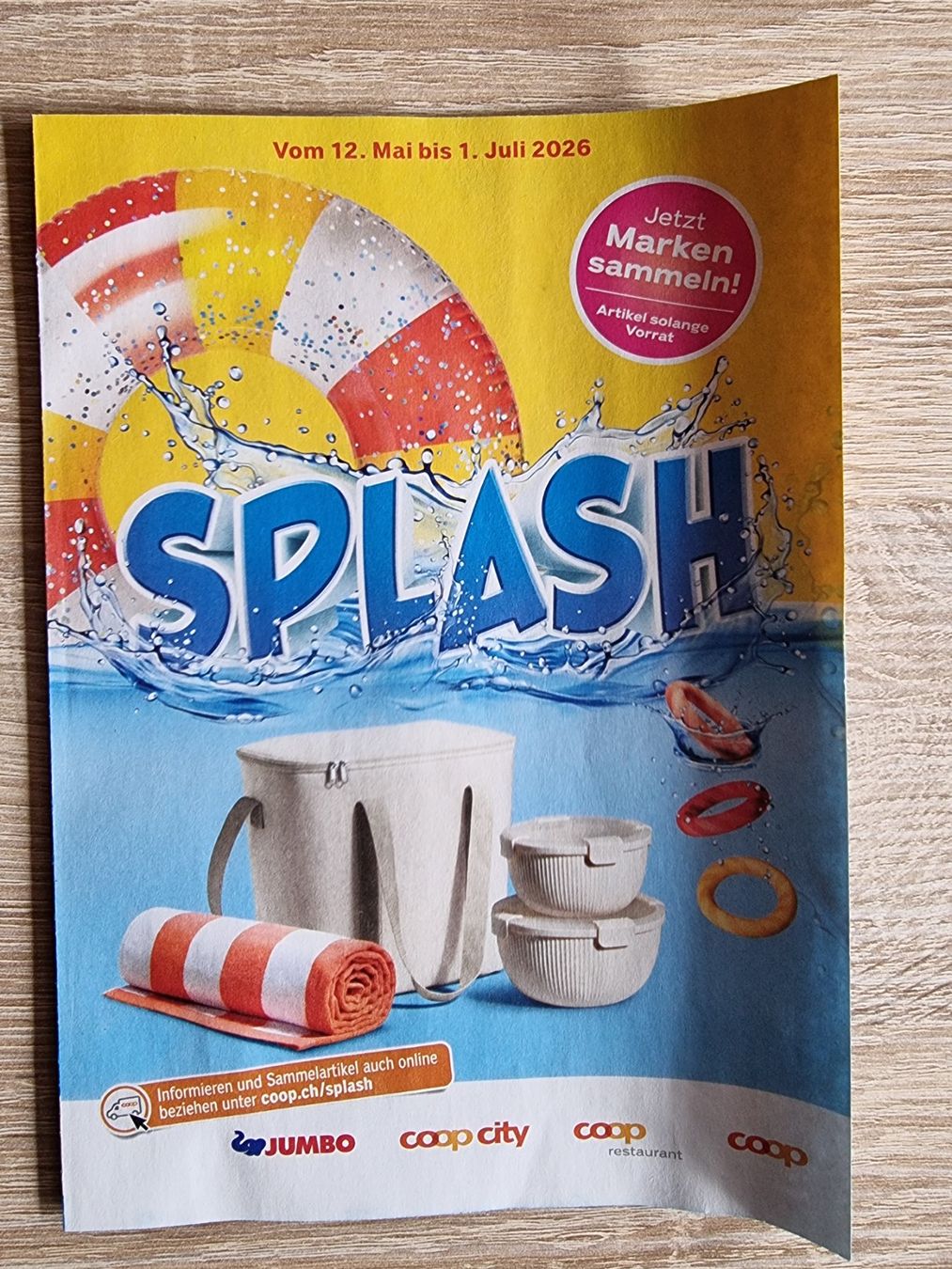 Coop Raccolte di bollini & punti: 1 volle Coopkarte - SPLASH - 40 Marken – Nuovo (secondo la descrizione) da Buchen venduto da Jonny58