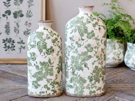 SALE! Vase "Melun", ovalen Form, Höhe 31 cm