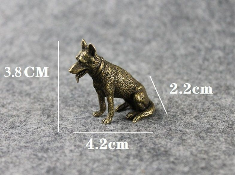 Statuette: Wolfshund aus Messing – Nuovo (secondo la descrizione) da Uerkheim venduto da Kaufoption 9